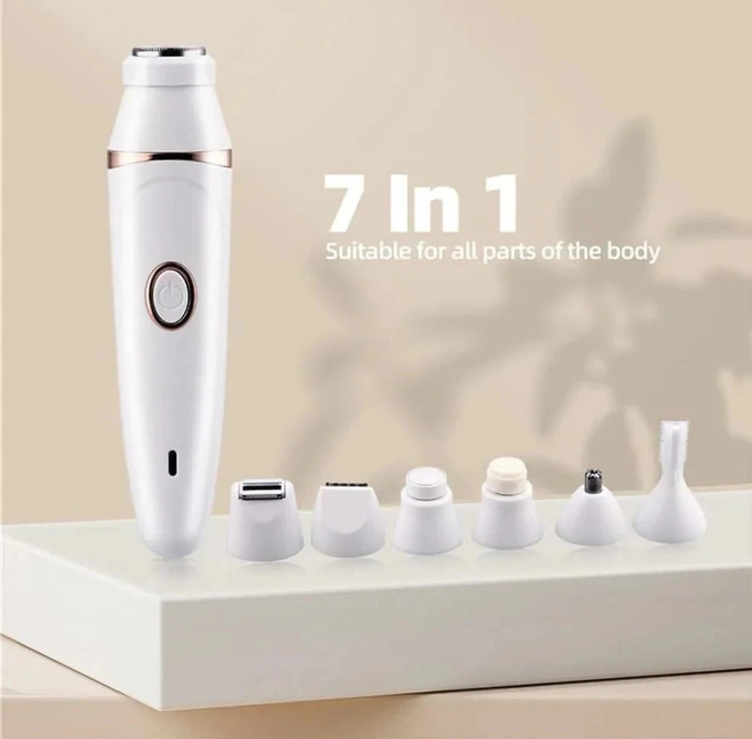 7 in 1 Face Razor for Women, Instant & Painless Beauty Tools Kit for All Skin