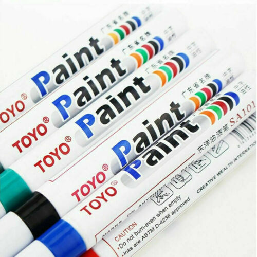 TOYO Tire Letters Waterproof Permanent Paint Marker Pen Car Tires Rubber Metal